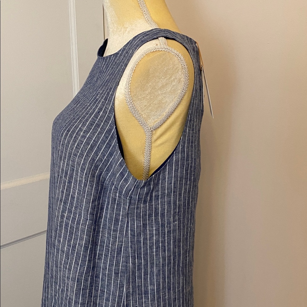 QUINCE 100% European Linen Tank Mini Dress S - Picture 3 of 9